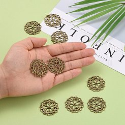 Tibetan Style Filigree Joiners Links&nbsp;X-TIBE-A11623-AB-FF