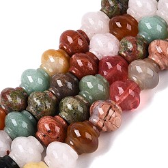 Natural & Synthetic Mixed Gemstone Beads Strands&nbsp;G-Q608-09