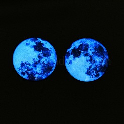 Fluorescent Glass Cabochons&nbsp;GGLA-T004-12B