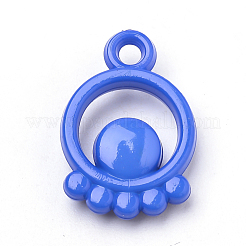 オペークアクリルパーツ  つま先  ミックスカラー  21.5x15x4.5mm  穴：2.5mm  約785個/500g&nbsp;SACR-Q190-43