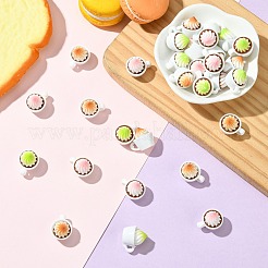 ミニコーヒーカップ樹脂ディスプレイデコレーション30個3色  ドールハウス マイクロ風景装飾アクセサリー  ミックスカラー  14.5x17.5x14mm  10個/カラー&nbsp;DJEW-CJ0001-10