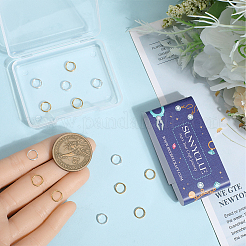 20Pcs 2 Colors 925 Sterling Silver Split Jump Rings&nbsp;STER-SC0001-41A