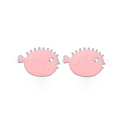 Cute Fish Enamel Pin&nbsp;JEWB-S012-002P-NF