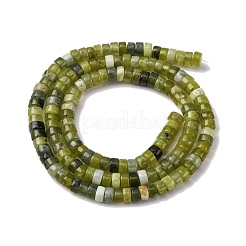 Natural Xiuyan Jade Beads Strands&nbsp;G-L624-I03-2x4mm