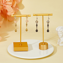 90本3色チベット風アロイペンダント  スプーン  ミックスカラー  33x9x2mm  穴：2mm  30個/カラー&nbsp;FIND-DC0005-14