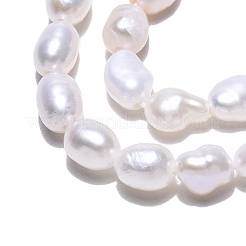 Natural Cultured Freshwater Pearl Beads Strands&nbsp;PEAR-N014-04E-01