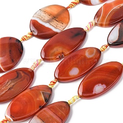 Natural Banded Agate Beads Strands&nbsp;G-P605-F01-01