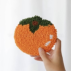 DIY Cotton Cup Mat Punch Needle Kits&nbsp;DIY-K032-40E