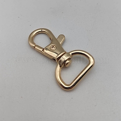 合金製回転式ナスカンカニカン  バッグのストラップ作りに  ライトゴールド  4.1cm&nbsp;PW-WG87601-01