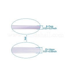 片面ポリエステルサテンリボン  ホワイト  5/8インチ（14~15mm）  約80m /ロール&nbsp;OCOR-TAC0005-08B