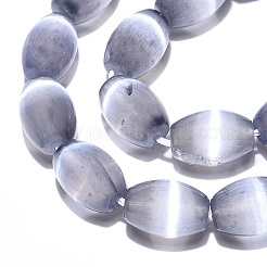 Dyed Natural Selenite Beads Strands&nbsp;G-T138-233B