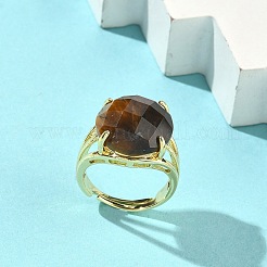 Brass Cuff Open Rings&nbsp;RJEW-D347-05G-17