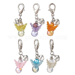Glass Pendant Decorations&nbsp;HJEW-MZ00375