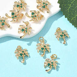 SHEGRACE Brass Cubic Zirconia Pendants&nbsp;XGRQ3K727-554G