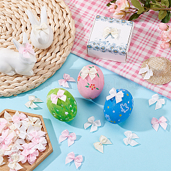 90Pcs 3 Colors Polyester Bowknot Ornament Accessories&nbsp;DIY-PH0029-96