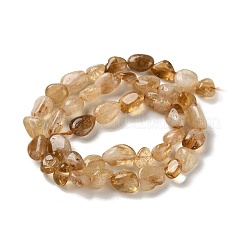 Natural Citrine(Heated) Beads Strands&nbsp;X-G-F827-A01-02