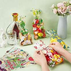 100Pcs 10 Styles OPP Plastic Storage Bags&nbsp;AJEW-BC0003-57