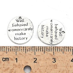 Tibetan Style Alloy Charms&nbsp;TIBEP-Q035-06AS-NR