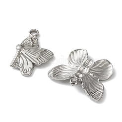 10Pcs 304 Stainless Steel Pendants&nbsp;STAS-P426-02P