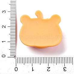 ハロウィーンテーマの漫画樹脂デコデンカボション  カボチャ  23.5x26.5x10mm&nbsp;CRES-Z011-10