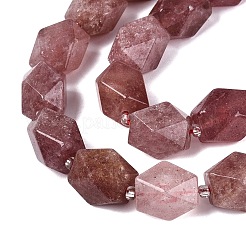 Natural Strawberry Quartz Beads Strands&nbsp;G-Q608-11H