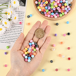 200Pcs Opaque Acrylic Beads&nbsp;OACR-SP0001-77