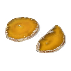 Natural Druzy Agate Slice Cabochons&nbsp;G-F826-E05