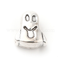 チベット風合金ビーズ  ゴースト  アンティークシルバー  11.5x10x6mm  穴：3mm  約240個/500g&nbsp;PALLOY-P293-115AS