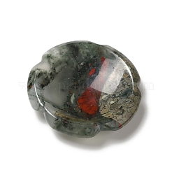 天然ブラッドストーン 心配石  花の形  37.5~38x38x7~7.5mm&nbsp;G-E586-01T