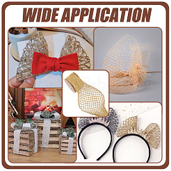 5 Yards Stretchable Glitter Mesh Ribbon&nbsp;DIY-WH0470-85B