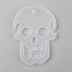 Halloween DIY Skull Pendant Silicone Statue Molds&nbsp;DIY-P006-41