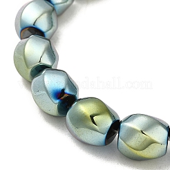 Electroplated Non-Magnetic Synthetic Hematite Beads Strands&nbsp;G-P518-05E