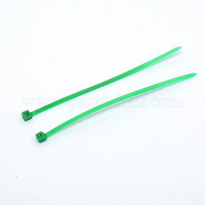プラスチックケーブルタイ  タイラップ  ジップタイ  グリーン  100x4.5x3.5mm  100個/袋&nbsp;KY-CJC0004-01B-1