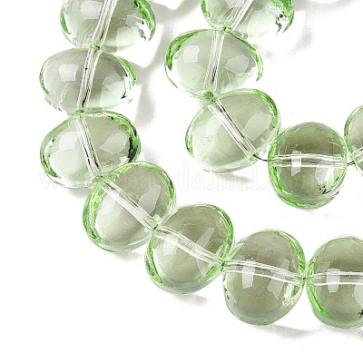 Transparent Electroplate Glass Beads Strands&nbsp;EGLA-N012-06C-1