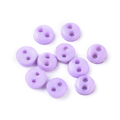 Nylon Tiny Button&nbsp;BUTT-WH0014-28M-1