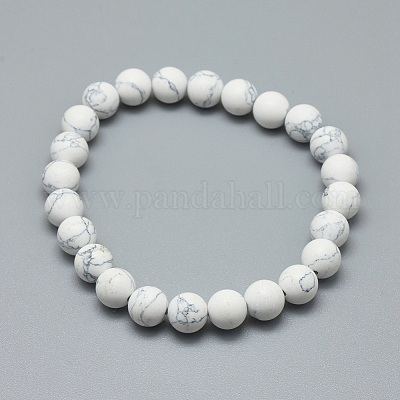 Synthetic Turquoise Jasper Bead Stretch Bracelets&nbsp;BJEW-K212-B-009-1