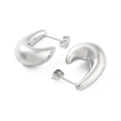 Brass Stud Earrings&nbsp;EJEW-Q811-14P-1