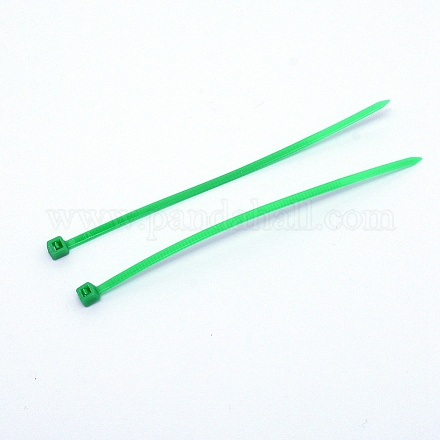 プラスチックケーブルタイ  タイラップ  ジップタイ  グリーン  100x4.5x3.5mm  100個/袋&nbsp;KY-CJC0004-01B-1