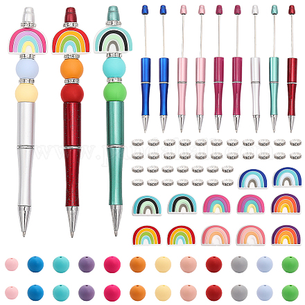 Pens Kit Metal Beadable Pens Bulk Beadable Pens Kit Jiebor 20Pcs