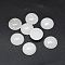 Natural White Jade Cabochons, Half Round, 10x4~5mm