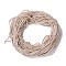 Polyester Cord, Twisted Cord, PeachPuff, 5mm, about 97~100m/bundle