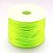 Nylon Satin Rattail Cords, Beading Threads for Bracelet Jewelry Making Chinese Knot Macrame Craft, Lime, 1.5mm, about 100yards/roll(300 feet/roll)