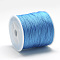 Nylon Braided Cord, Chinese Knotting Cord for Jewelry Making Macrame Craft, Dodger Blue, 0.8mm, about 109.36 yards(100m)/roll