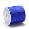 Nylon Braided Cord, Chinese Knotting Cord for Jewelry Making Macrame Craft, Blue, 0.4mm, about 174.98 Yards(160m)/Roll