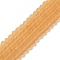 Transparent Glass Beads Strands, Faceted, Frosted, Rondelle, PeachPuff, 4mm, Hole: 0.8~1mm, about 105~110pcs/strand, 38~39cm