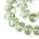 Transparent Electroplate Glass Beads Strands&nbsp;EGLA-N012-06C-3