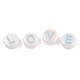 UV Plating Enamel Acrylic Beads&nbsp;PACR-N015-01D-5