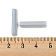 電気メッキガラスビーズ  多面カット  長方形  ライトスチールブルー  19.5~20x4x4mm  穴：1mm&nbsp;GLAA-D024-01G-4