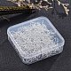 アイアン製ピアスフック  耳ワイヤー  水平ループ付き  ぶら下がりイヤリング作りに  銀  18x0.8mm  20ゲージ  穴：2mm  200個/箱&nbsp;IFIN-YW0001-07S-3
