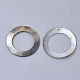 ブラックリップシェルペンダント  リング  グレー  30x0.6~2mm  穴：1.2mm&nbsp;SSHEL-S251-30-2
